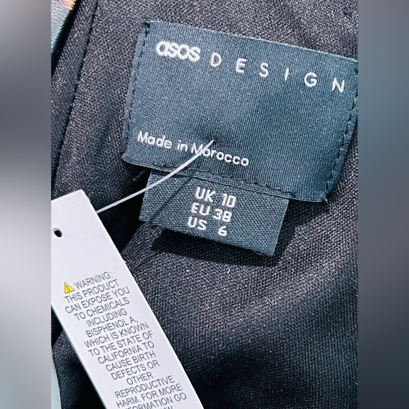 ASOS Leopard Print Corset Seamed Mini Dress size 6 Us new super cute dress - Picture 12 of 14